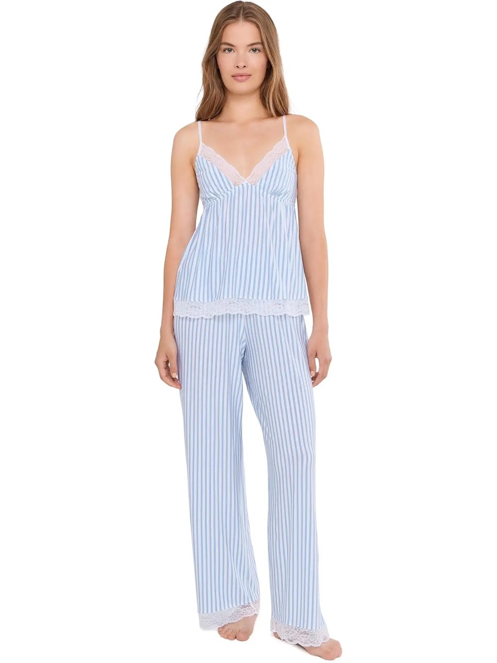 Eberjey Isla Cami Pants Pajama Size Small  set